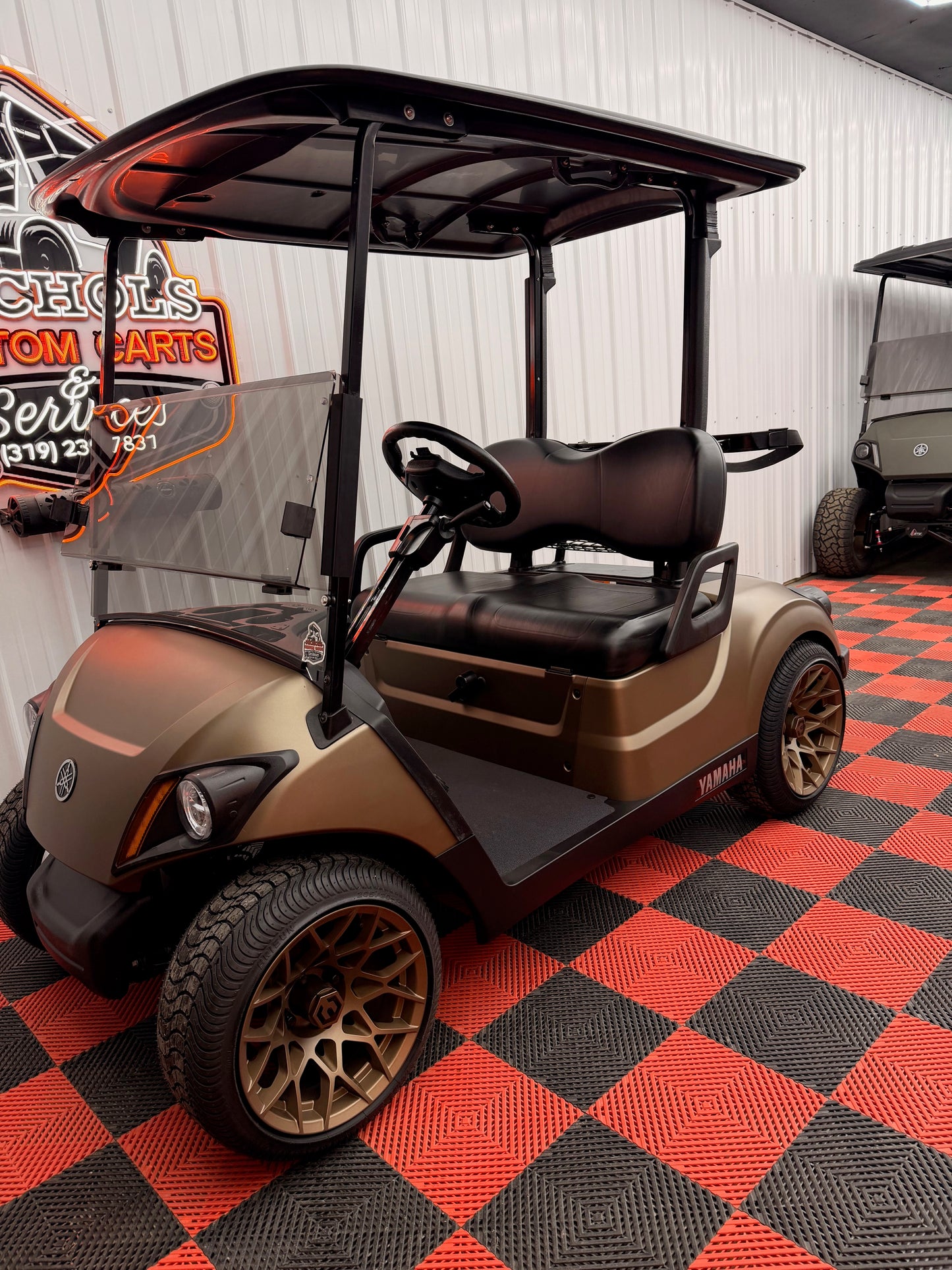 2022 Yamaha Gas EFI(Matte Gold & Street Legal Kit)