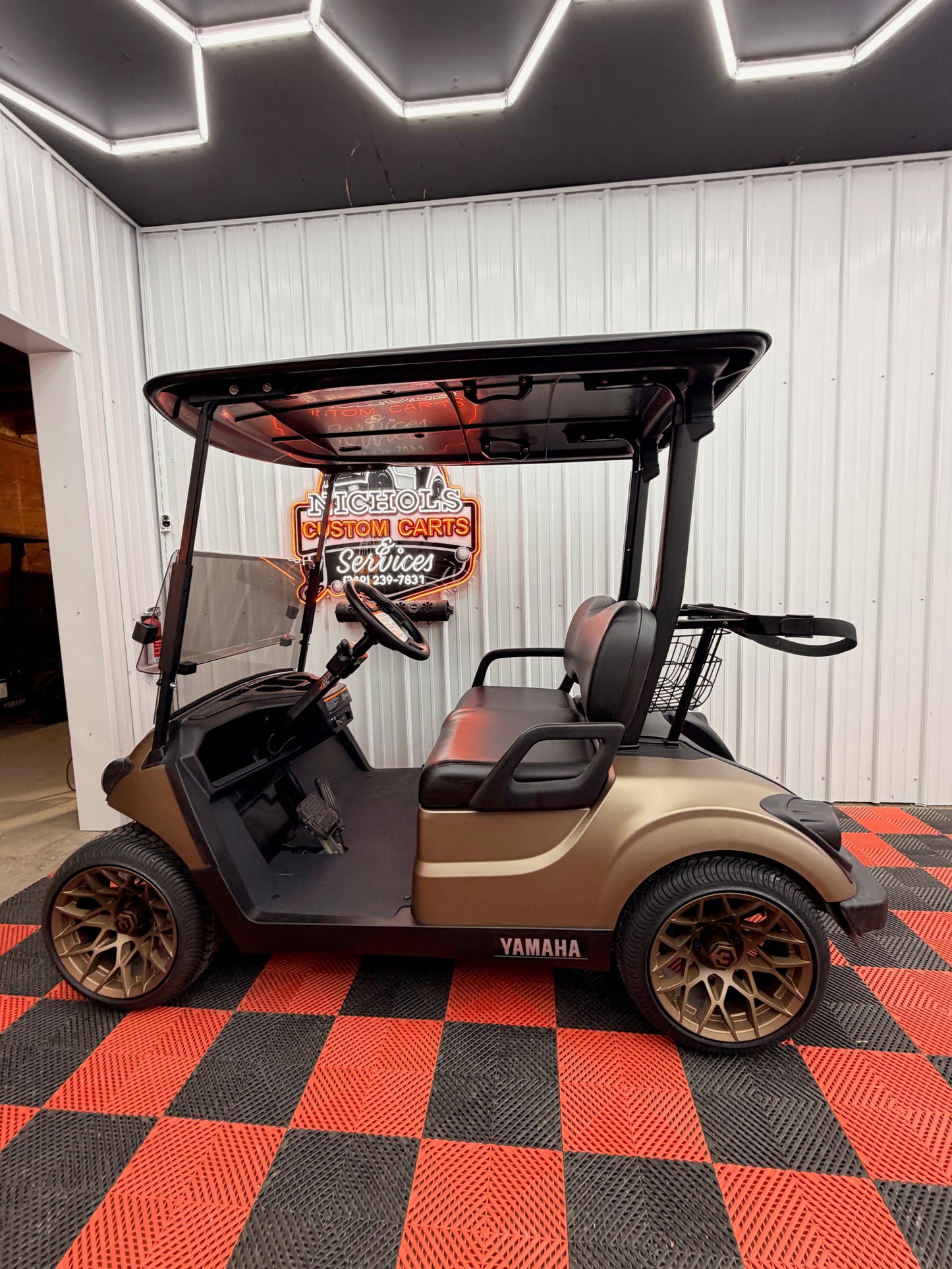 2022 Yamaha Gas EFI(Matte Gold & Street Legal Kit)